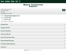 Tablet Screenshot of beeneinsurance.com